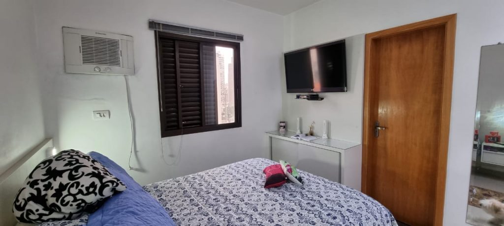 Apartamento para venda possui 137 m² – 3 dormitórios – Gonzaga – Santos – SP