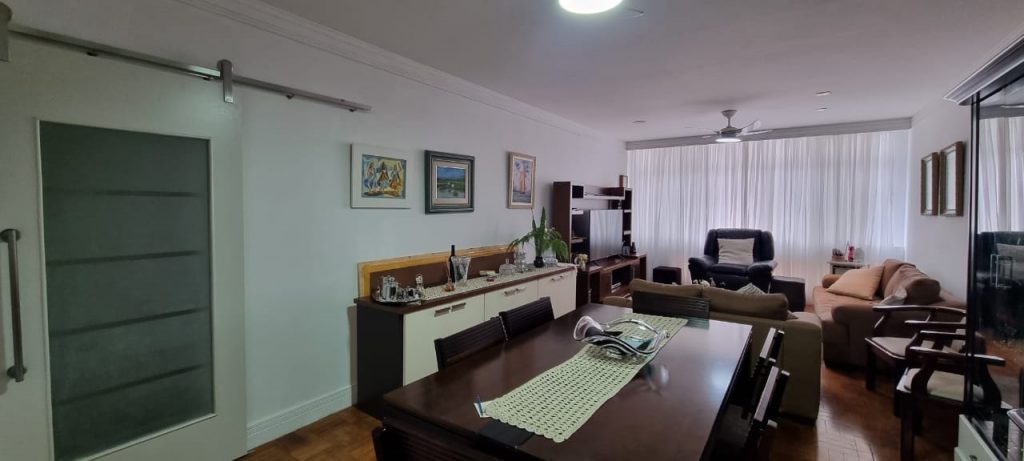 Apartamento à venda – 146 m² – 3 quartos – 2 suítes – coração do Gonzaga – Santos – SP