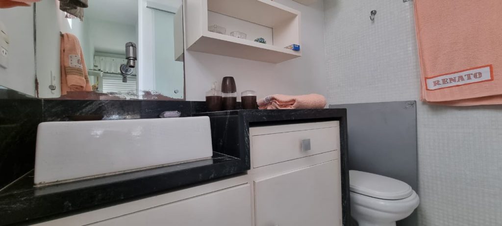 Apartamento à venda – 146 m² – 3 quartos – 2 suítes – coração do Gonzaga – Santos – SP