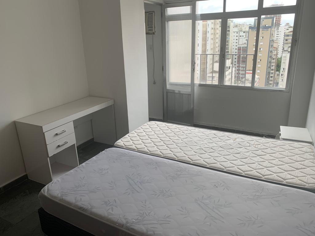 Apartamento de 1 quarto para LOCAÇÃO em frente a praia no Embaré – Santos- SP🌻🌻🌻