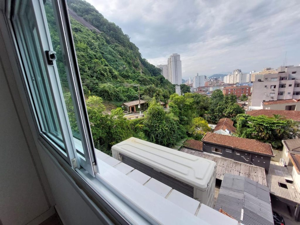 Apartamento de 1 quarto com lazer no Marapé em Santos