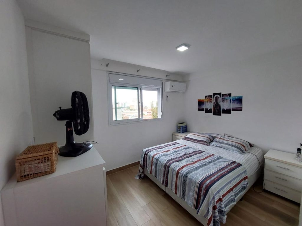 Apartamento de 1 quarto com lazer no Marapé em Santos