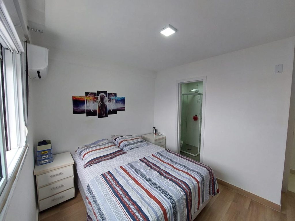 Apartamento de 1 quarto com lazer no Marapé em Santos