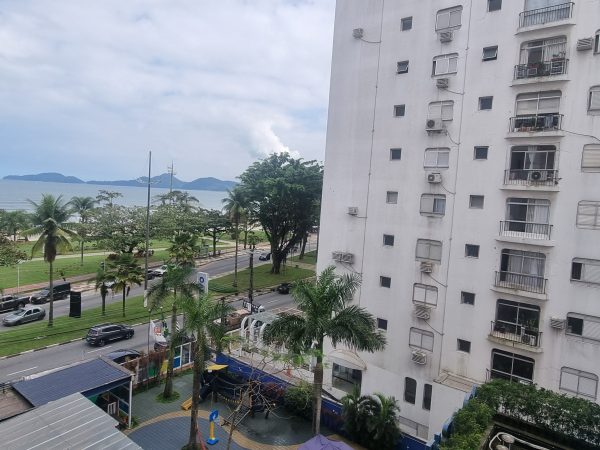 Apartamento de 2 quartos para locação em Santos com vista para o mar. 🌻🌻🌻