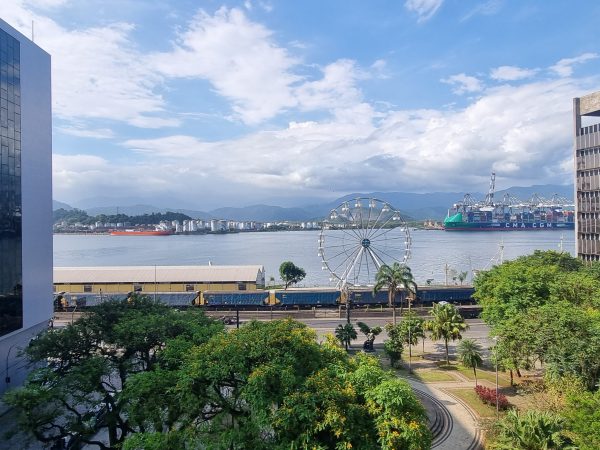 Sala comercial para Locação com vista para o mar no Centro de Santos🌻🌻🌻