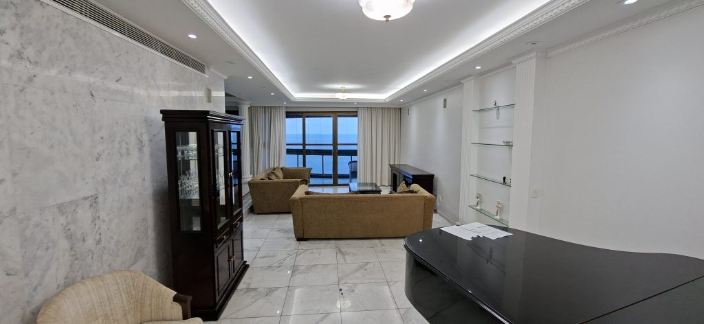 Apartamento com linda vista para o mar e 4 dormitórios em Santos/SP